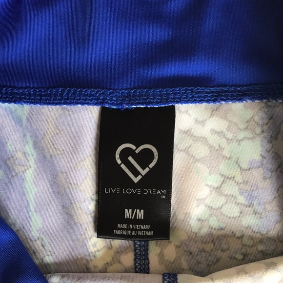 Live Love Dream Spandex Shorts - Picture 2 of 3